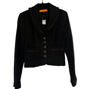 NWT Cynthia Steffe blazer with gorgeous collar and button detail - size 10